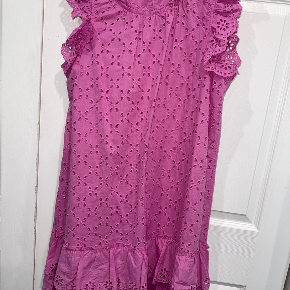 Matilda Jane Purple Eyelet Midi Dress